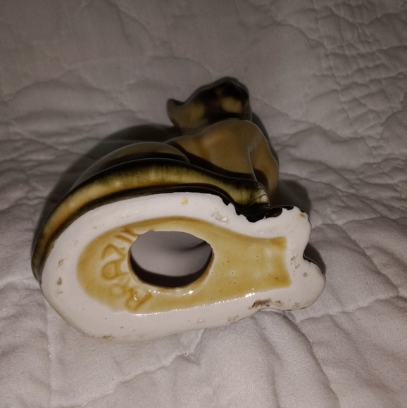 Mid Century Modern Kitty Cat Figurine 6 3/4" Tall Made In Brazil - Picture 9 of 9